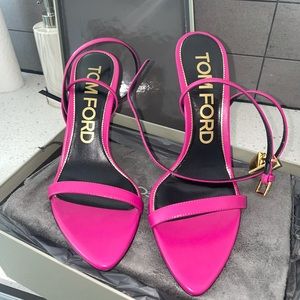 Tom Ford pad lock heel